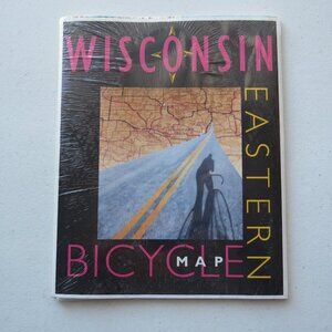 Wisconsin Eastern Bicycle Vintage Map 1992
